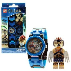 LEGO Kids' 8020080 "Legends of Chima Lennox" Watch with Link Bracelet and Figurine 