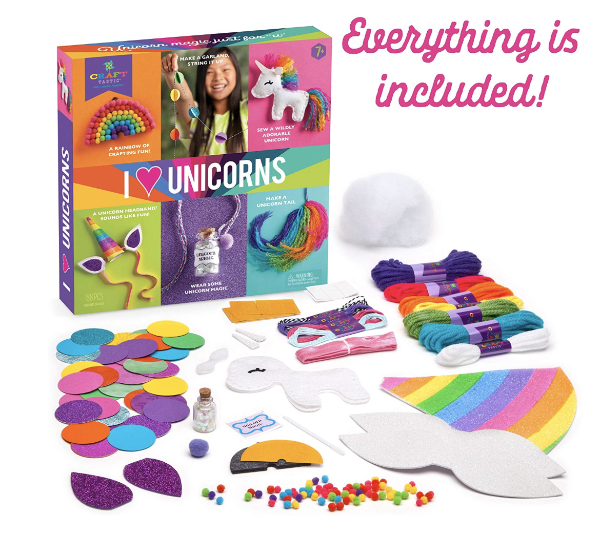 Amazon Craft Kit Includes 6 Unicorn-Themed Projects