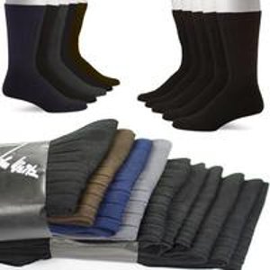 5 Pairs: John Weitz Men's Platinum Collection Dress Socks Size 10-13
