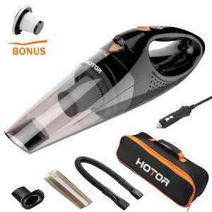 HOTOR DC12-Volt Wet/Dry Portable Handheld Auto Vacuum Cleaner