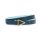Triangular reversible leather belt