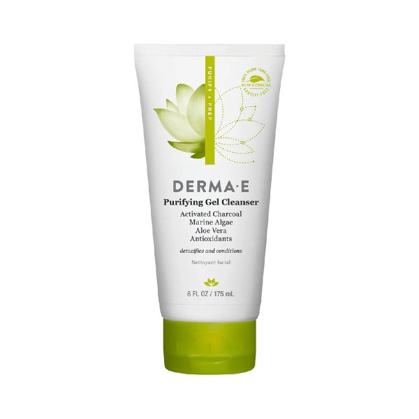 Purifying Gel Facial Cleanser with Charcoal | DERMA E