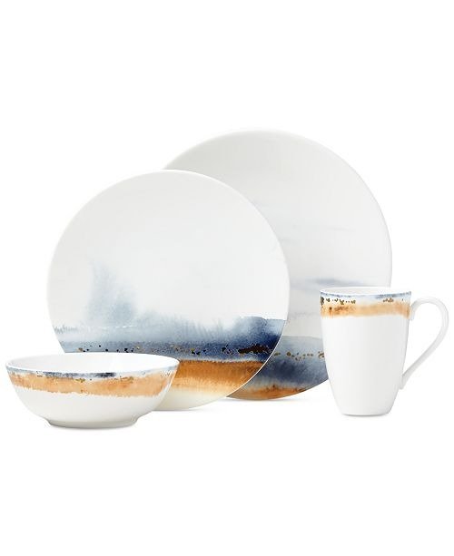 Watercolor Horizons 4-Pc. Place Setting, Created for Macy's