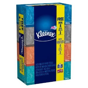 Kleenex Everyday Facial Tissues 160 Count, 4 Pack