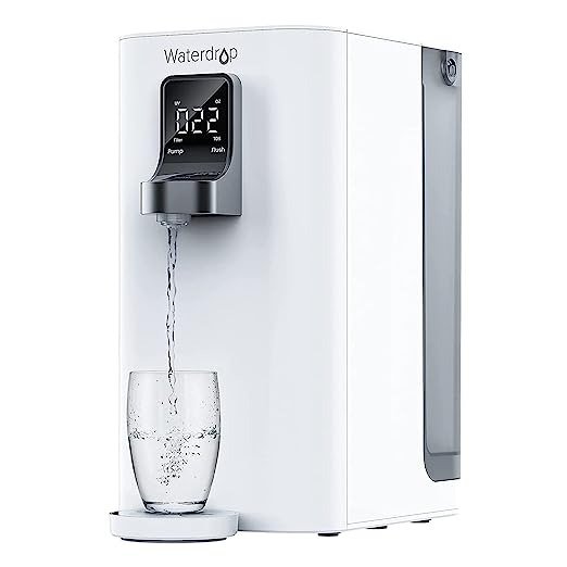 Reverse Osmosis System Countertop, 4-Stage Countertop RO Water Filter System, Countertop Water Filtration System, 3:1 Pure to Drain, BPA Free, No Installation Required, WD-K19-S