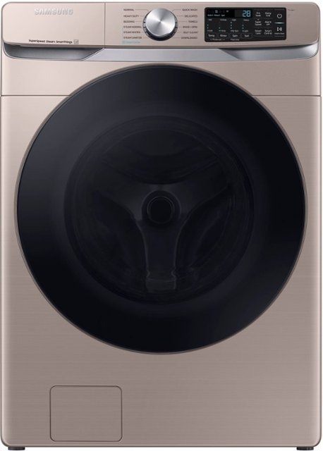 4.5 cu. ft. Large Capacity Smart Front Load Washer with Super Speed Wash - Champagne