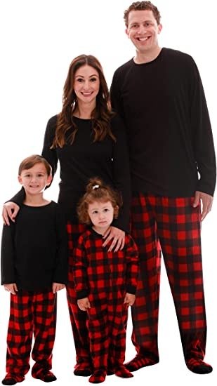 #followme Matching Family Pajamas Buffalo Plaid