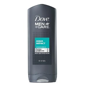 Dove Men+Care Aqua Impact Body Wash 18 oz 4 Count
