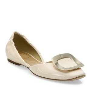 Ballerine Chips Patent Leather d'Orsay Flats
