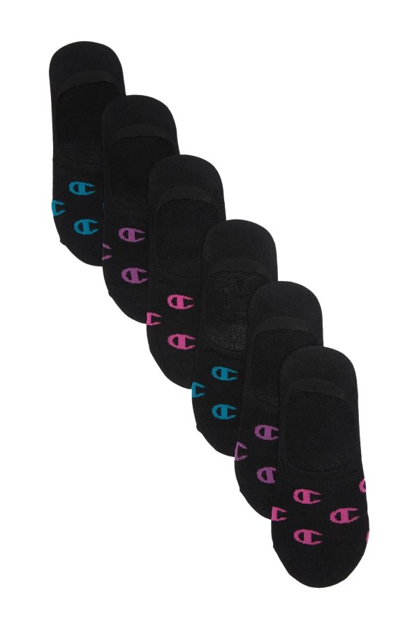 Athletic Invisible Line Socks - Pack of 6
