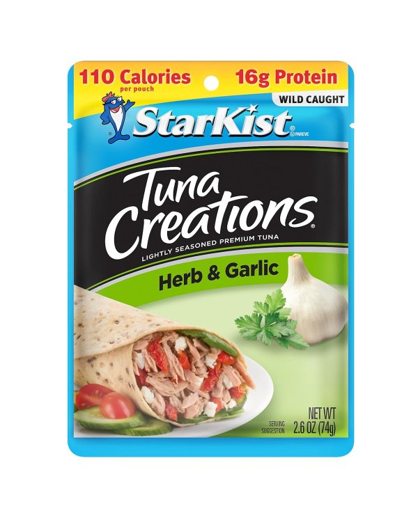 StarKist 蒜香风味即食吞拿鱼 2.6oz 12包