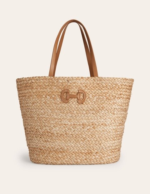 Woven Summer Basket BagNatural