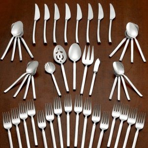 J.A.Henckels Zwilling TWIN® Brand Opus 18/10 Stainless Steel 45-Pc. Flatware Set, Service for 8