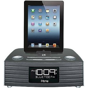 iHome iBN97 Bluetooth Stereo FM Clock Radio with USB Charging Port