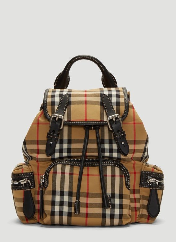 Classic Check Backpack in Brown