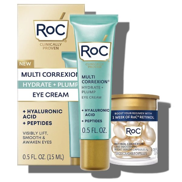 Anti Aging Under Eye Cream+Retinol Capsules