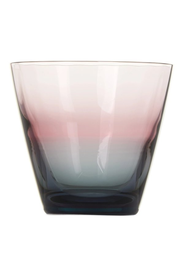 Red & Blue BICO Glass, 8.5 oz