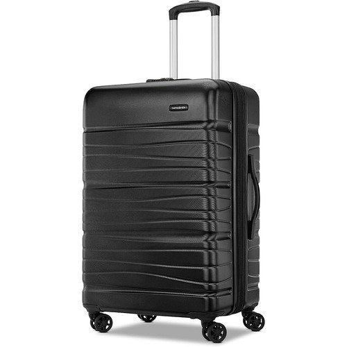 Evolve SE Hardside 24" Medium Expandable Spinner Luggage - Bass Black