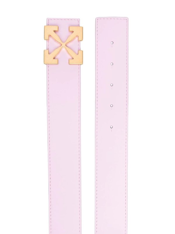 Arrows-motif buckle-fastening belt