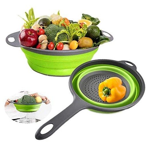 Silicone Collapsible Colander Set