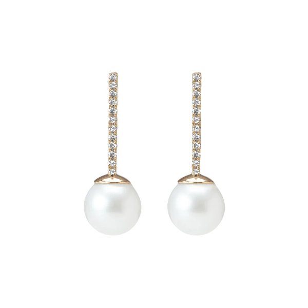 Proud Diamond Pearl Earrings