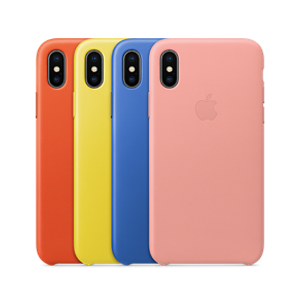 苹果官方皮革手机保护壳 iPhone X 多色可选