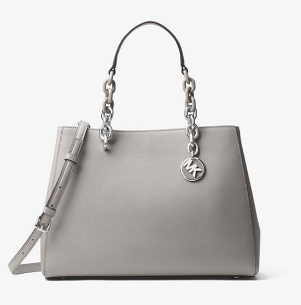 Cynthia Medium Saffiano Leather Satchel