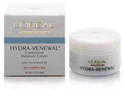 Skin Care Hydra-Renewal Face Moisturizer Day Cream with Pro-Vitamin B5 for Dry/Sensitive Skin, 1.7 fl. Oz