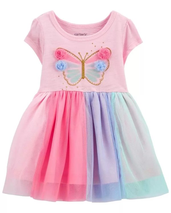 Butterfly Jersey Tutu Dress