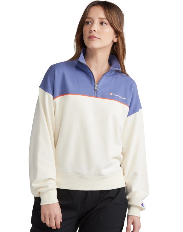 Campus French Terry 1/2 Zip Mock