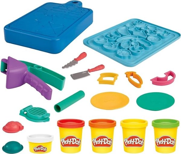 -Doh Little Chef Starter Set, 14Kitchen Accessories, Kids Toys for 3 Year Olds and Up, Preschool Crafts