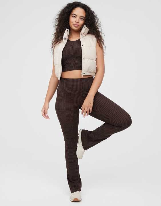 OFFLINE By Aerie Real Me Xtra Bootcut Legging OFFLINE By Aerie Real Me Xtra  打底裤59.95 超值好货