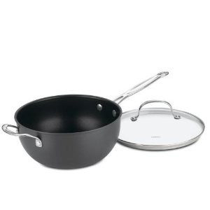 Cuisinart 6354-24H Chef's Classic Nonstick Hard-Anodized 4-Quart Chef's Pan with Helper Handle and Glass Cover @ Amazon
