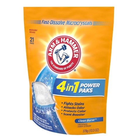 4-in-1 Laundry Detergent Power Paks