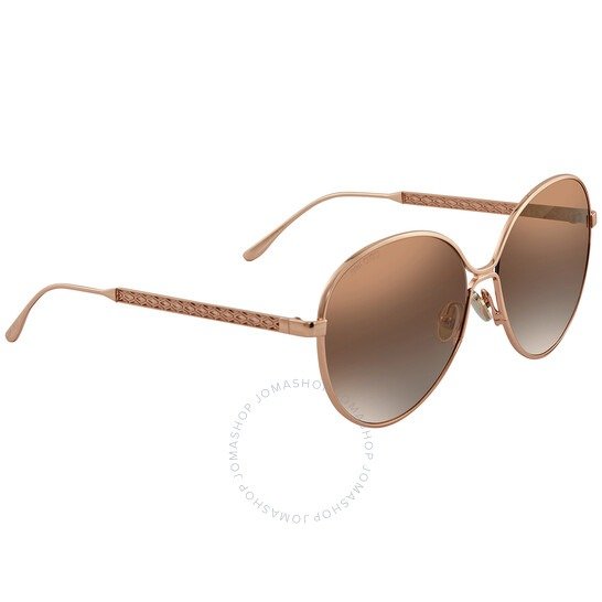 Brown SS Gold Round Ladies Sunglasses NEVA/F/S BKU 60