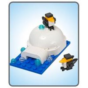 LEGO实体店免费送LEGO企鹅&圆顶建筑迷你模型（6-14岁儿童）