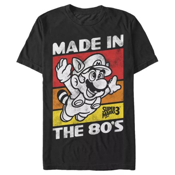 Men's Raccoon Mario Made in the 80's T-Shirt