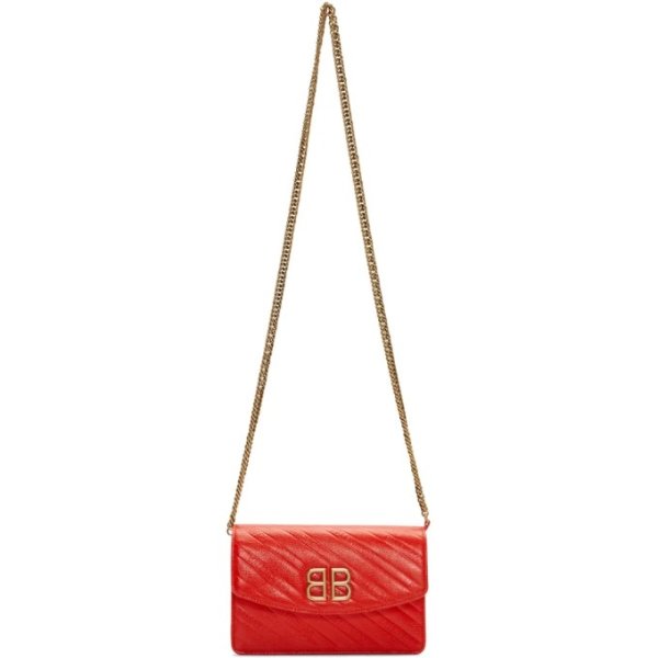 Red BB Wallet On Chain Bag