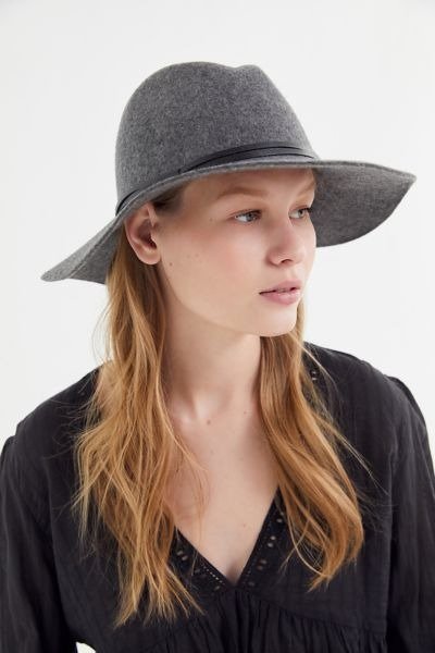 UO Anna Felt Structured Panama Hat