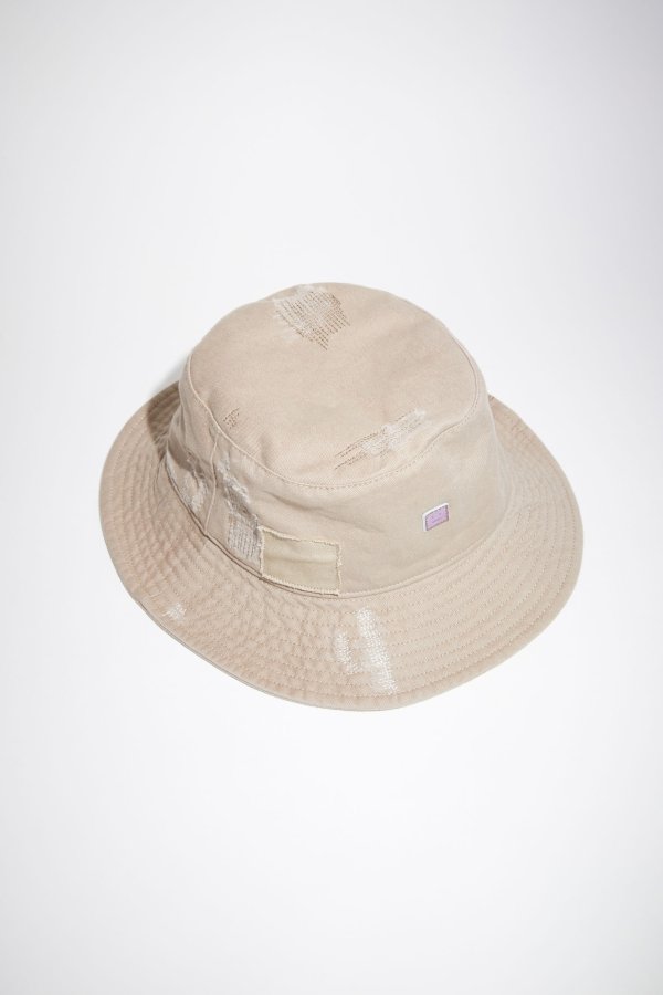 Cotton bucket hat - Desert beige