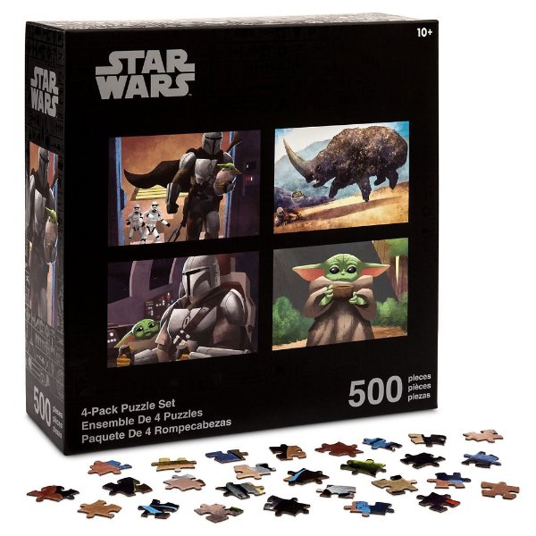 Star Wars: The Mandalorian Four-Pack Puzzle Set | shopDisney