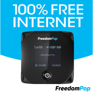 Nationwide FreedomPop Overdrive Pro Hotspot ($59.99 value) + 3 GB Free High Speed Wireless Internet ($19.99 value) for  $34.99 @ FreedomPop