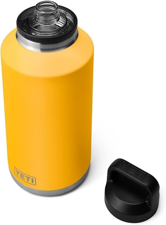 Rambler 64 oz Bottle, Vacuum Insulated, Stainless Steel with Chug Cap, Alpine Yellow