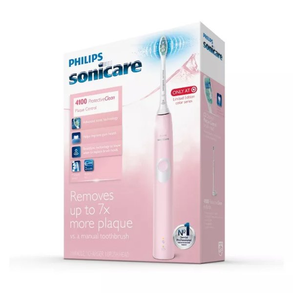 Sonicare Protective Clean 4100 Plaque Control Rechargeable Electric Toothbrush
