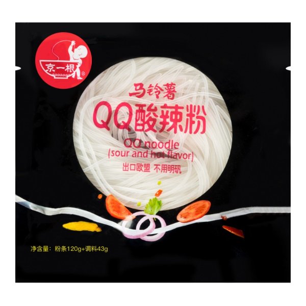 JINGYIGEN QQ Noodle Sour and Hot Flavor 163g