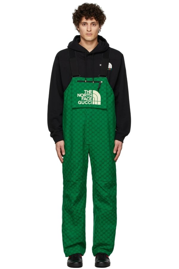 Green The North Face Edition Canvas Overalls