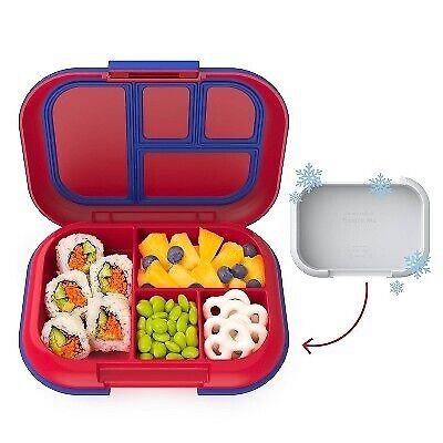 Kids' Chill Lunch Box, Bento-Style Solution, 4 Compartments & Removable