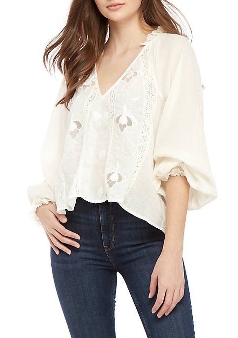 Sivan Embroidered Top