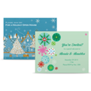 100 Customized Holiday Postcards