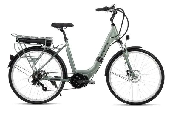 RME Electric Comfort Bike, Matte Green, 27.5-inch
